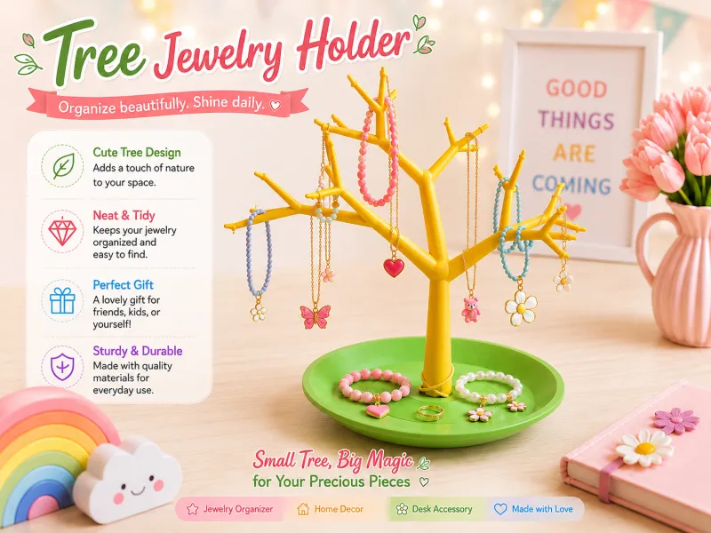 Tree Jewelry Holder - Natured-Inspired Jewelry Organizer