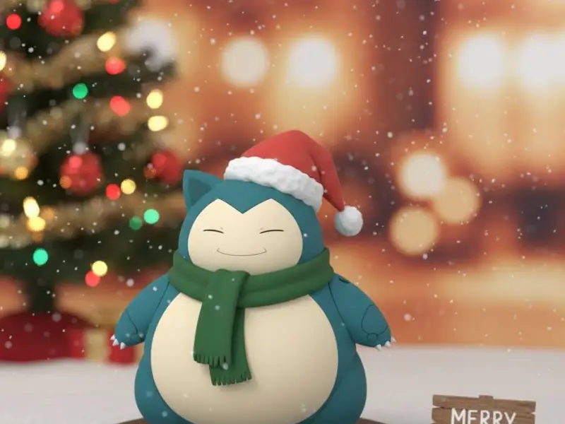 Christmas Snorlax 3D Model