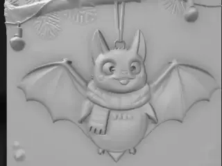 bat hanging on the tree