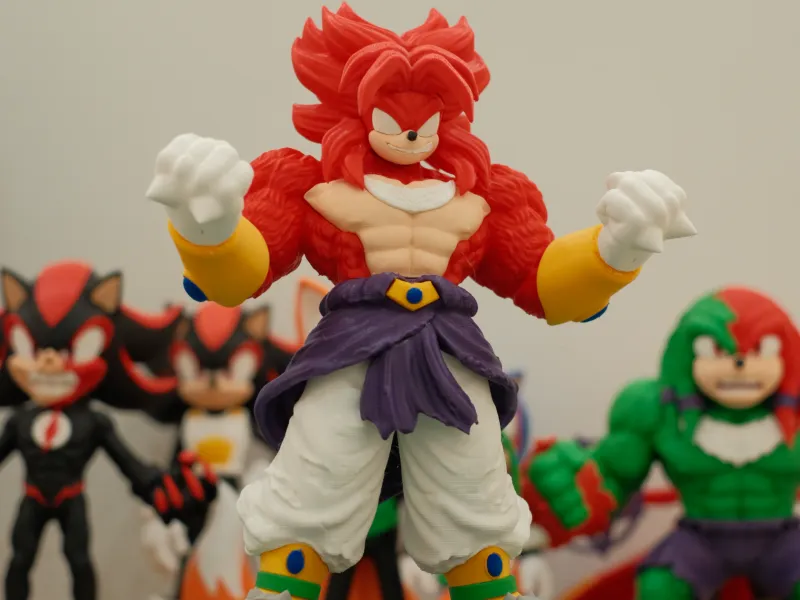 Knuckles x Broly (Multi Parts / No AMS / 3MF)