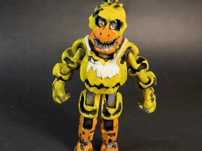 Nightmare chica / DESTEKSİZ YERİNDE BASKI /3MF