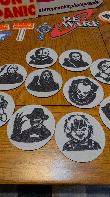 Horror Coaster FULL SET of 10