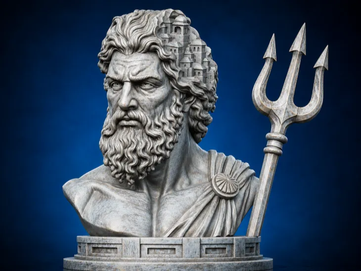Poseidon Bust – Temple of Atlantis
