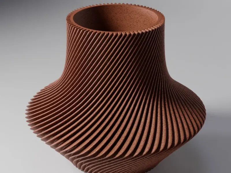 VASE 0041 B - ANCHOR VASE TWISTED