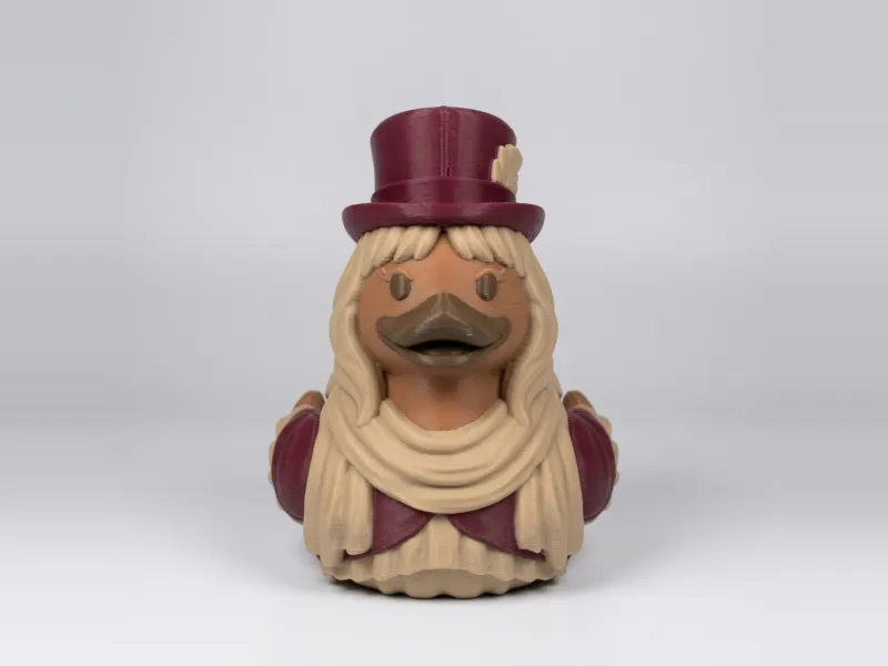Stevie Nicks Jeep Duck - Fleetwood Mac Top Hat Duck