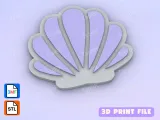 Badge Reel Topper Flat Back Shell-0