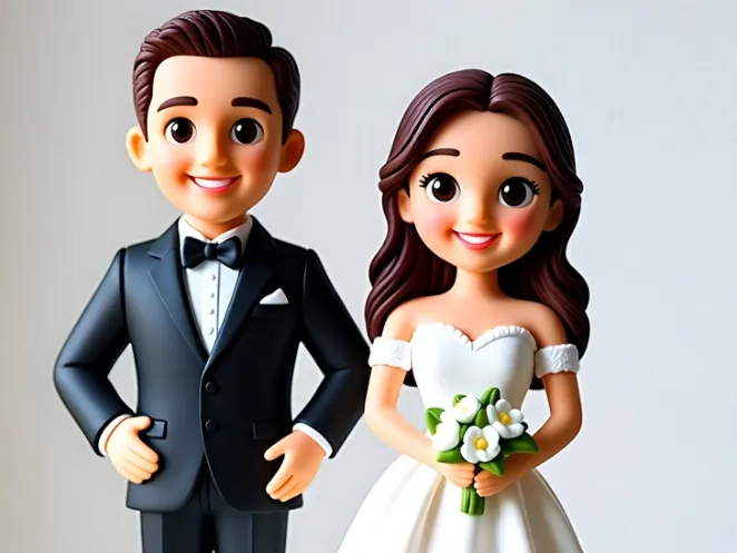 Topo de bolo Casamento v2
