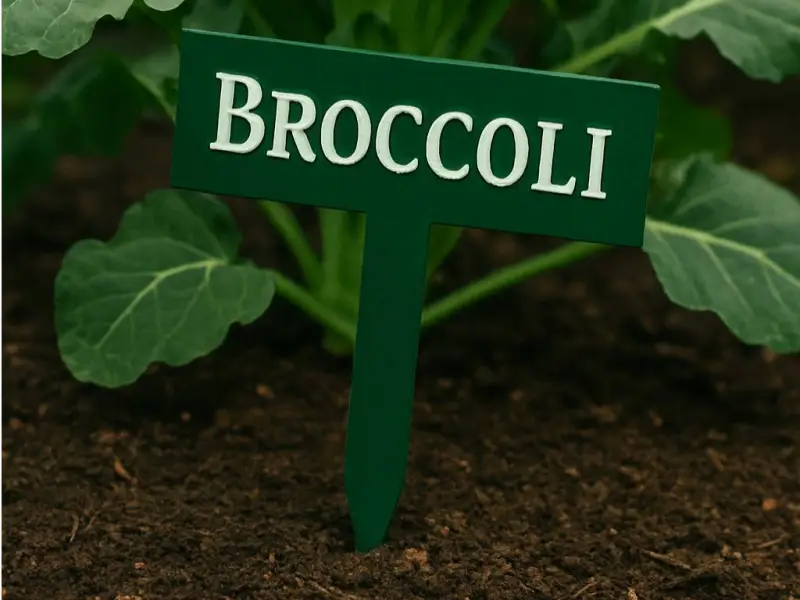 Broccoli Plant Marker