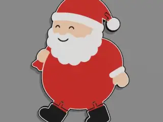 santa toy flex