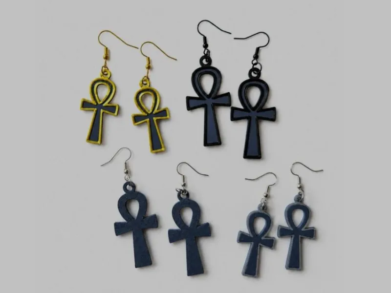 Egyptian - Earrings Ankh cross