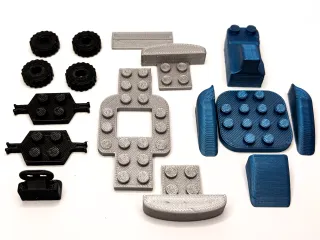 Racing kart kit bricks