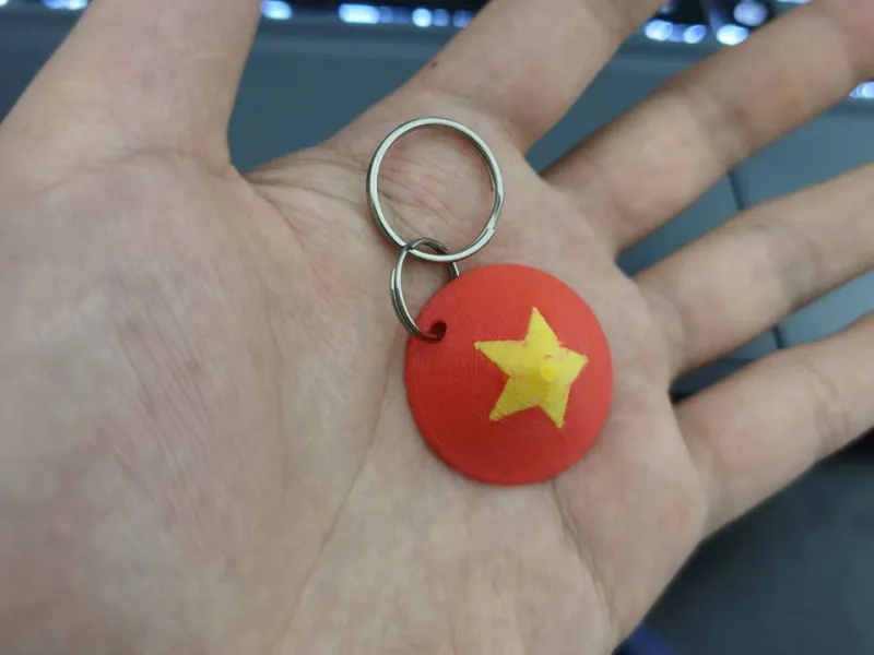 Vietnamese Conical Hat Keychain