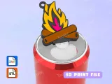 Soda Tab Opener Keychain Camp-0