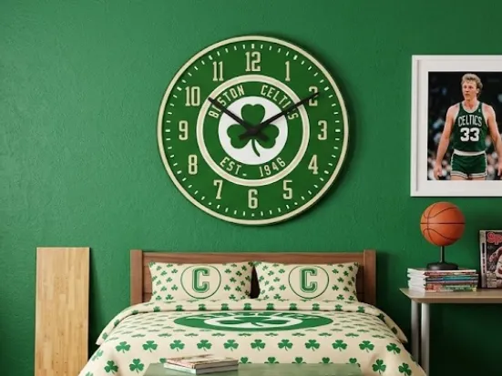 Boston Celtics Wall Clock