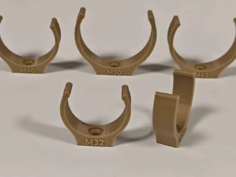Heavy-Duty Click-Lock Pipe Clamps (M4)