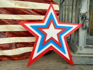 Layered Star Design #2