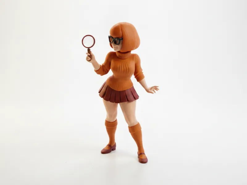 Velma Dinkley Figurine Mystery Detective 3D Printable
