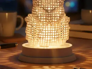 Hollow Lamp, Lampara, Decoracion