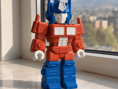 Optimus Prime Transformer Minifigure