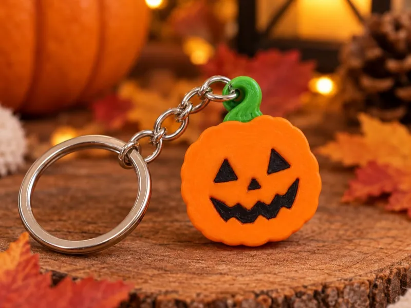 Portachiavi zucca di Halloween
