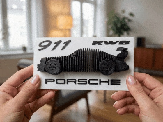 نموذج بورشه 911 RWB متعدد الطبقات