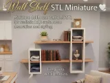 Miniature Dollhouse Wall Shelf - Dollhouse Furniture-0