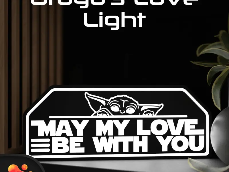 Grogu's Love Light by Polymeria
