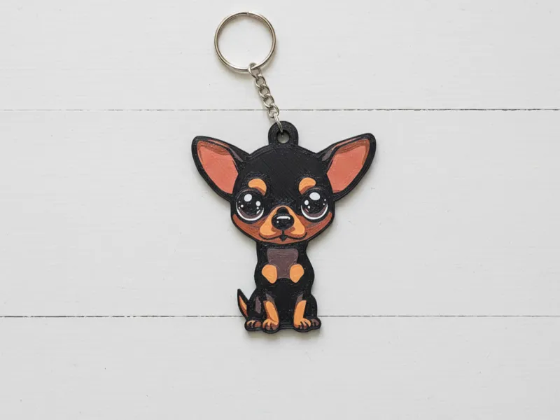 Chihuahua-Schlüsselanhänger