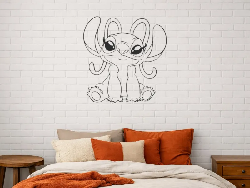 silueta angel novia de stich