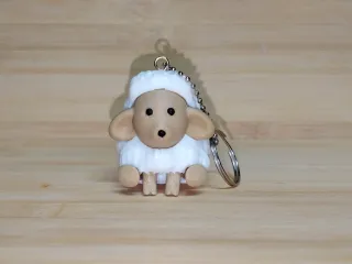 Snuggle Sheep Keyring 🐑💫