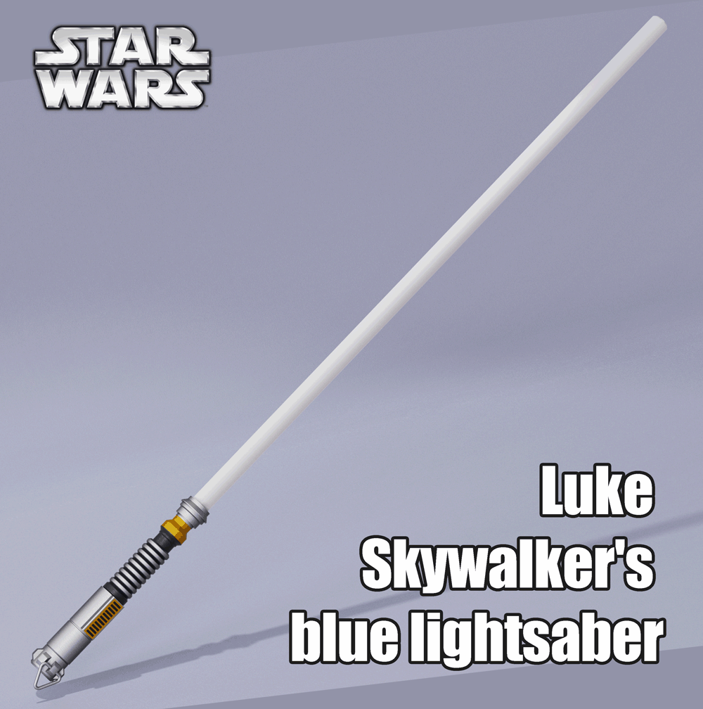 Luke Skywalker's blue lightsaber