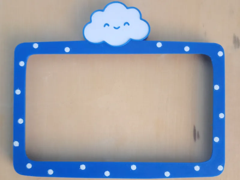 Moldura de Exibição da Tela K2 Plus Kawaii Cloud