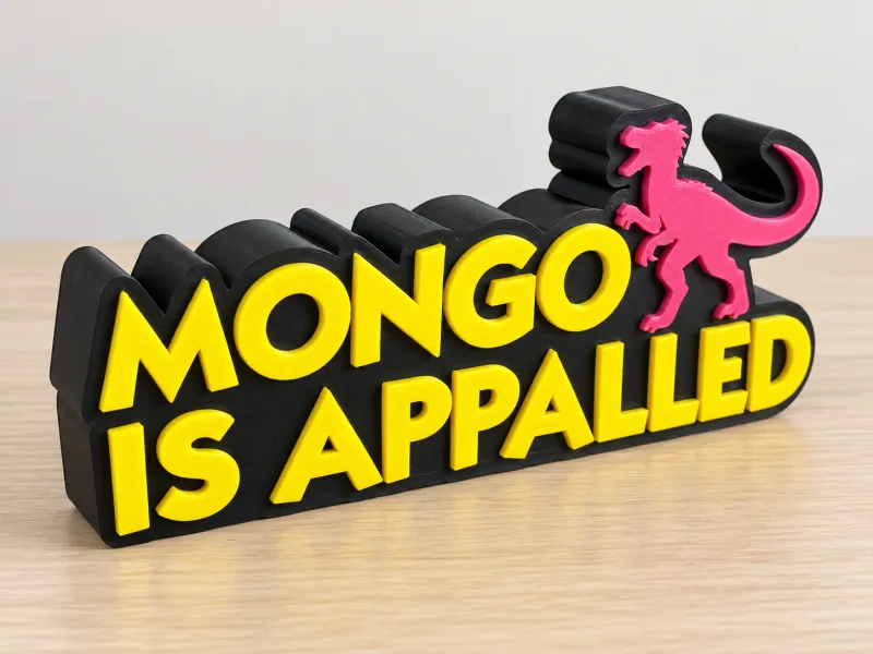 Mongo Está Apavorado! – Placa de Mesa Dungeon Crawler Carl