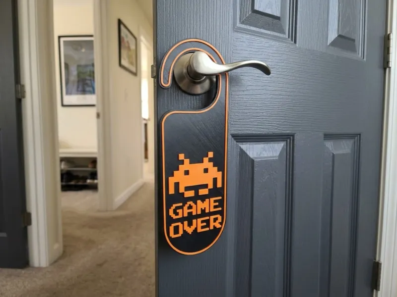 Вешалка Game Over – Ретро-аркада