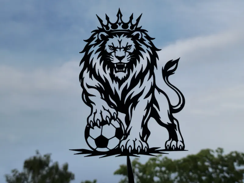Lion King Soccer Wall Art