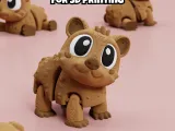 Articulated Wombat 3D Print File: Flexi Fidget Toy-0
