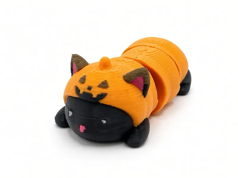 Balkabağı Kedi - Cadılar Bayramı Flexi