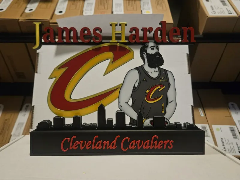 NBA - Cleveland Cavaliers James Harden display