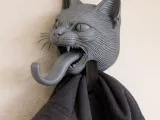 Cat Head Wall Hanger Coat and Key Holder Hook-0