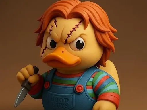 Duckky –Killer Duck STL (Horror Parody Figure)