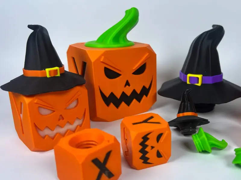 Cubo de Calibração XYZ de Halloween