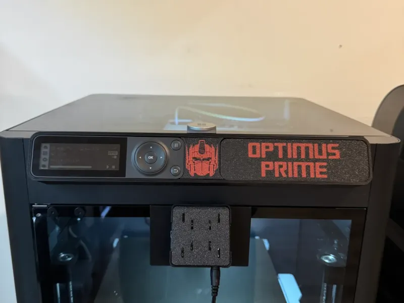Optimus Prime Bu Nameplate