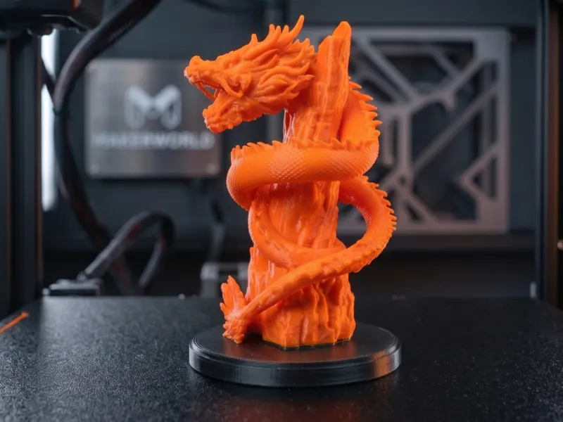 Chinese Dragon Wrapped Around Stone