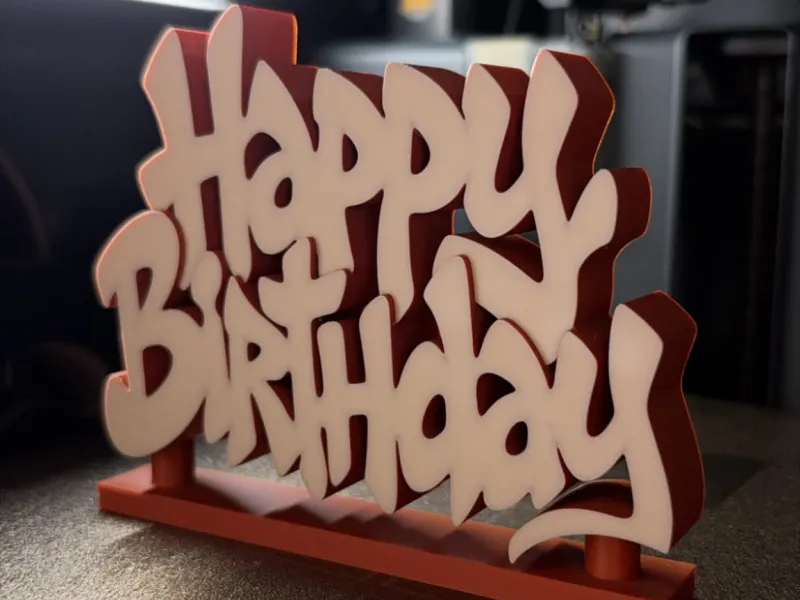 Happy Birthday în stil Graffiti