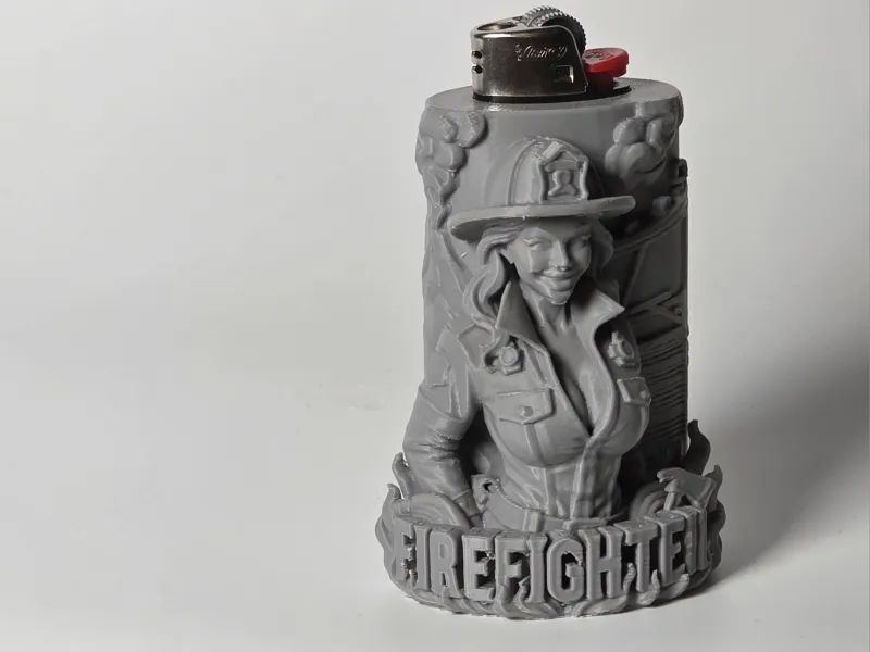 Case for lighter BIC J6 Firefighter