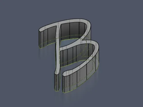 B - INK FONT