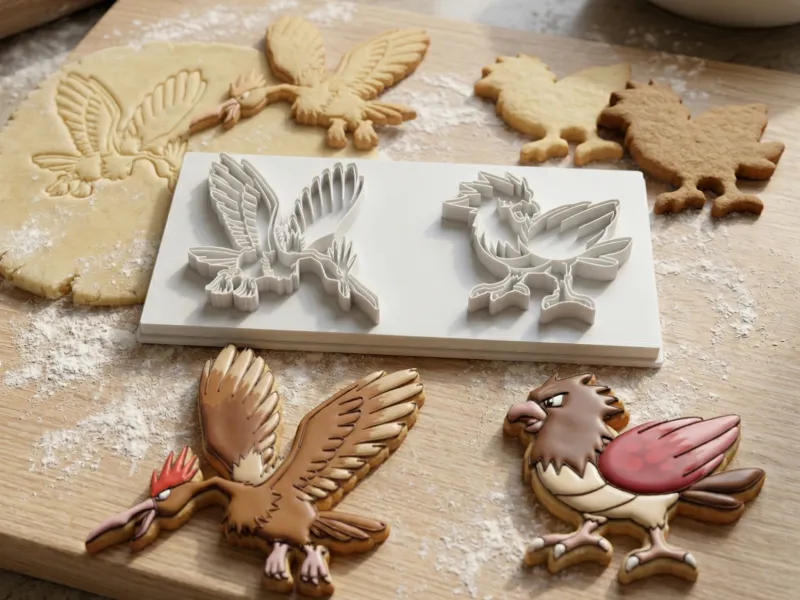 Spearow #021 And Fearow #022 Cookie Cutter