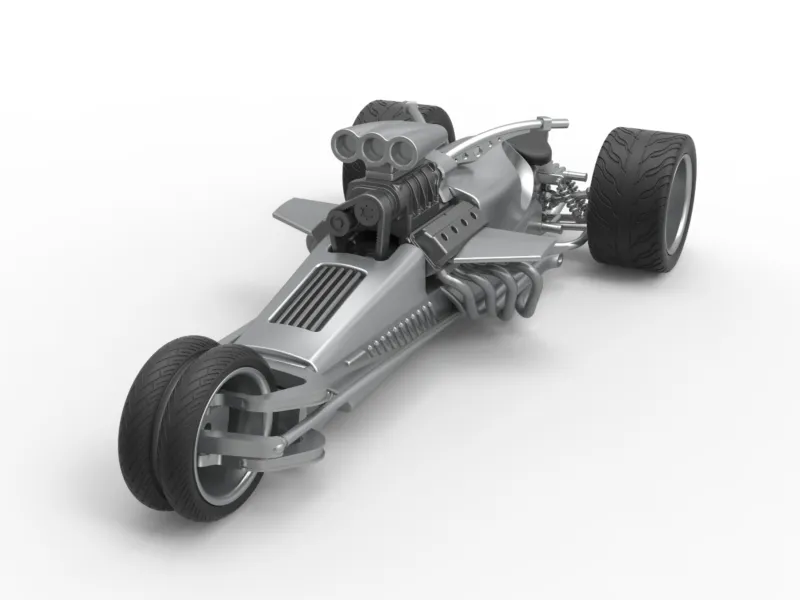 Dragster trike Scale 1:25