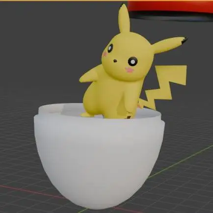 Pokeball Pikachu Toy