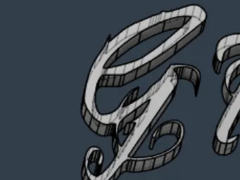 G - BLACK ROSE FONT